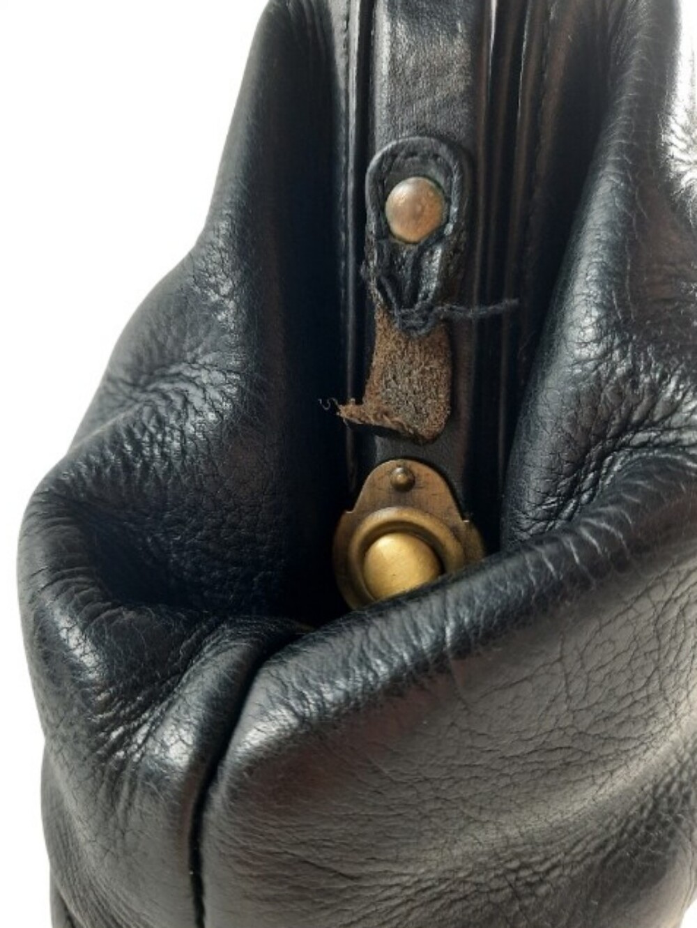 90's ETIENNE AIGNER Doctors Bag Frame Vintage Gladstone Top Handle Satchel - Picture 10 of 16